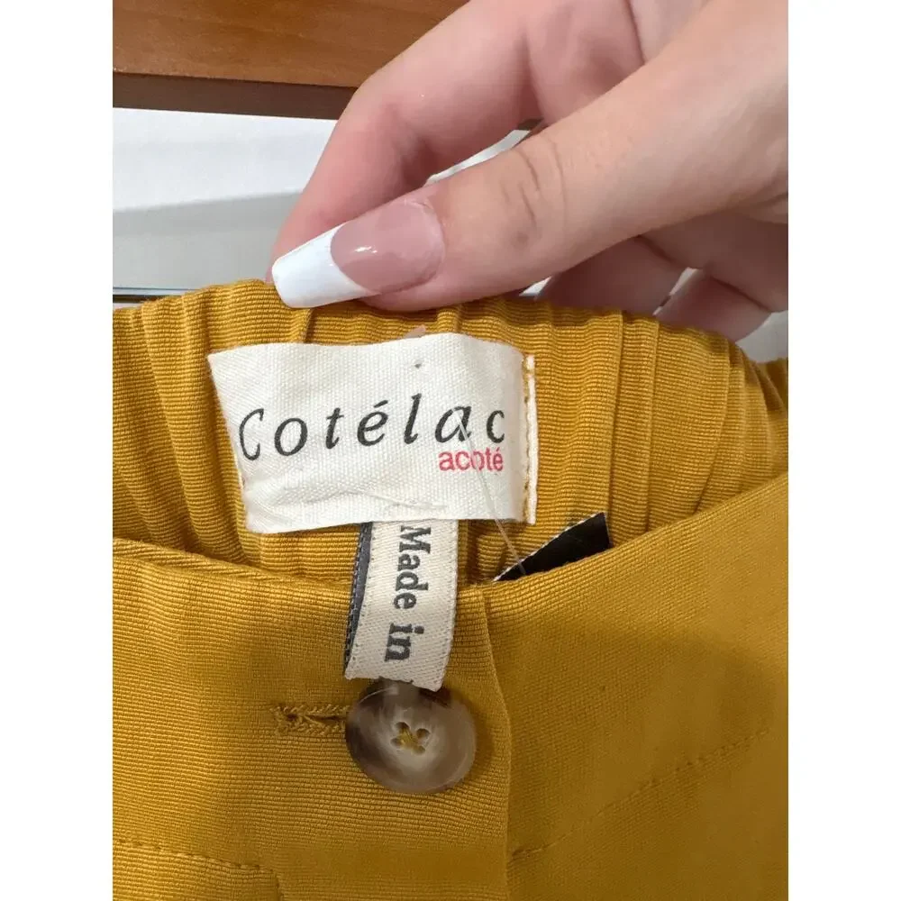 Cotelac Gold Yellow Pants Size 0(XS)